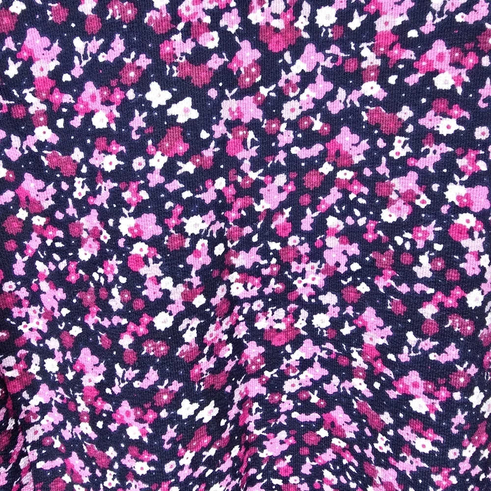 Michael Kors Pink and Purple Floral Midi Dress